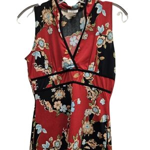 FNX USA Women’s Sleeveless Floral Top – Size M